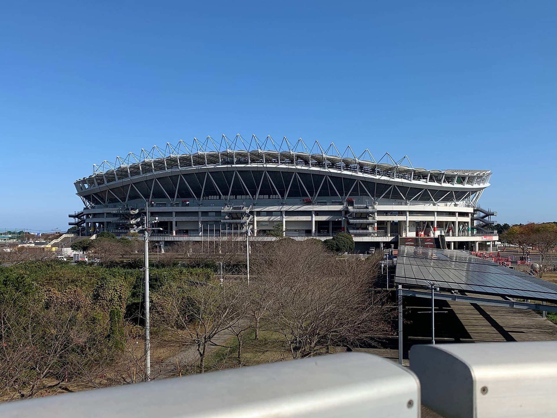 県立カシマサッカースタジアムの外観